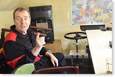 Ivan během příprav setupu