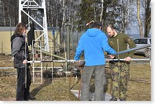 Demont fixních antén