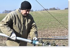 Vláďa OK1FCR připravuje magirus